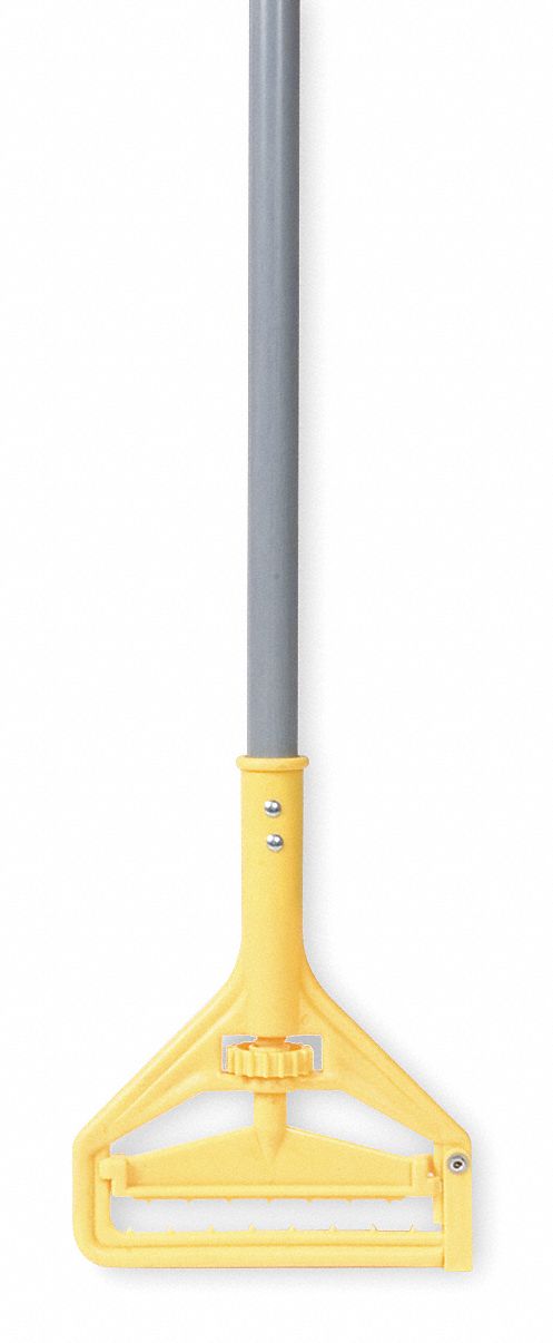 WET MOP HANDLE,60 IN L,GRAY