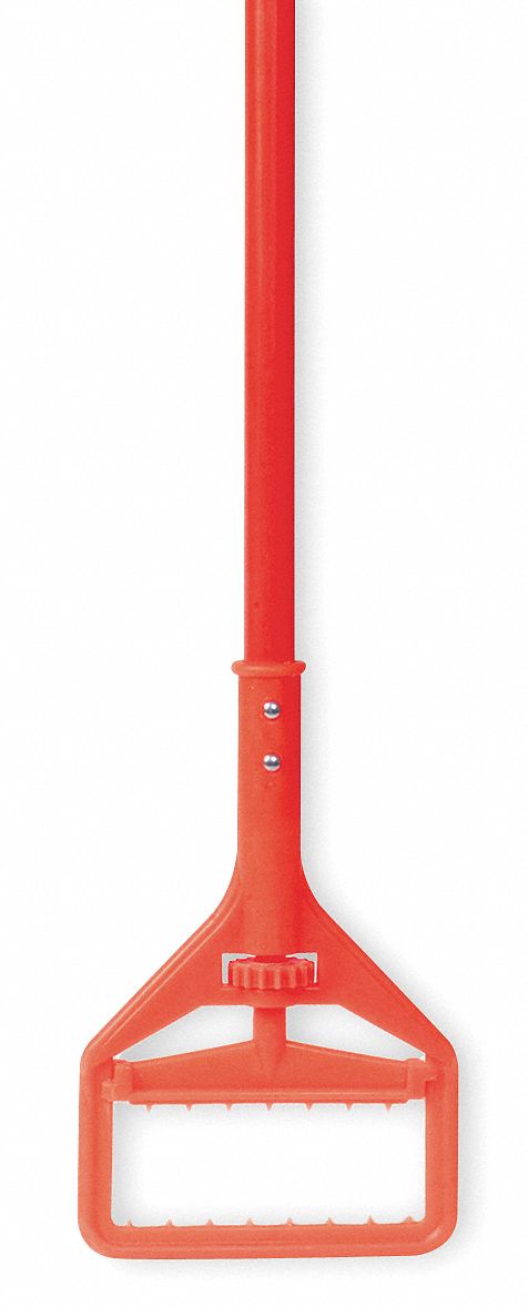 WET MOP HANDLE,60 IN L,ORANGE