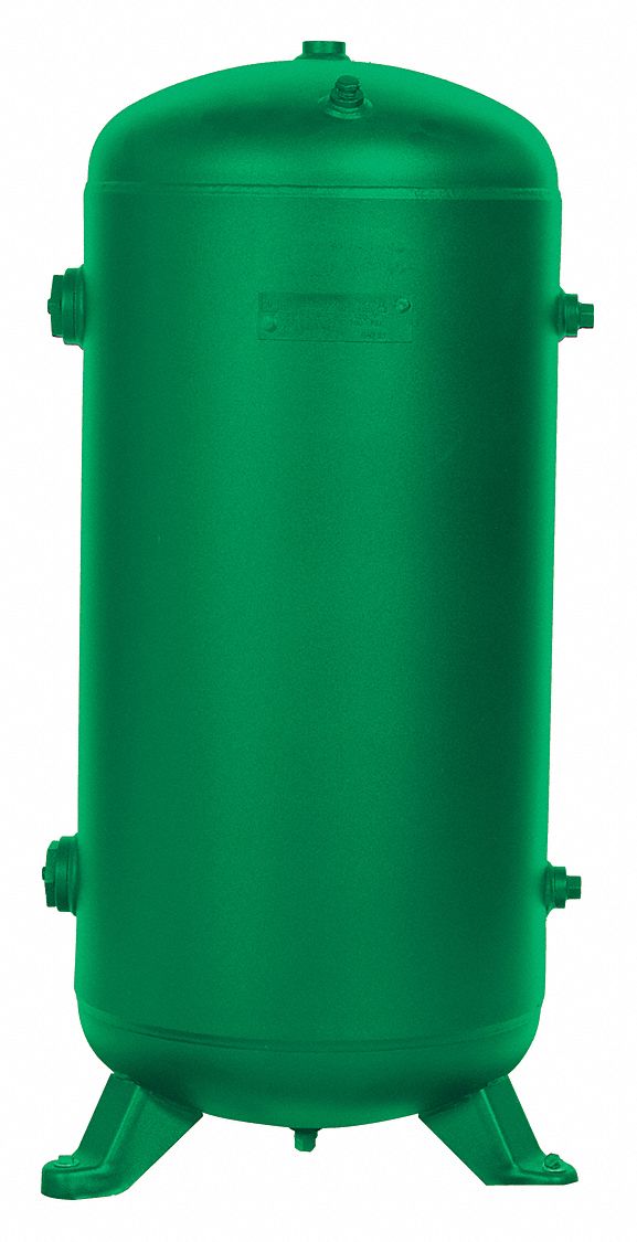 SPEEDAIRE, 60 gal Tank Capacity, 200 psi Max Op Pressure, Air Tank