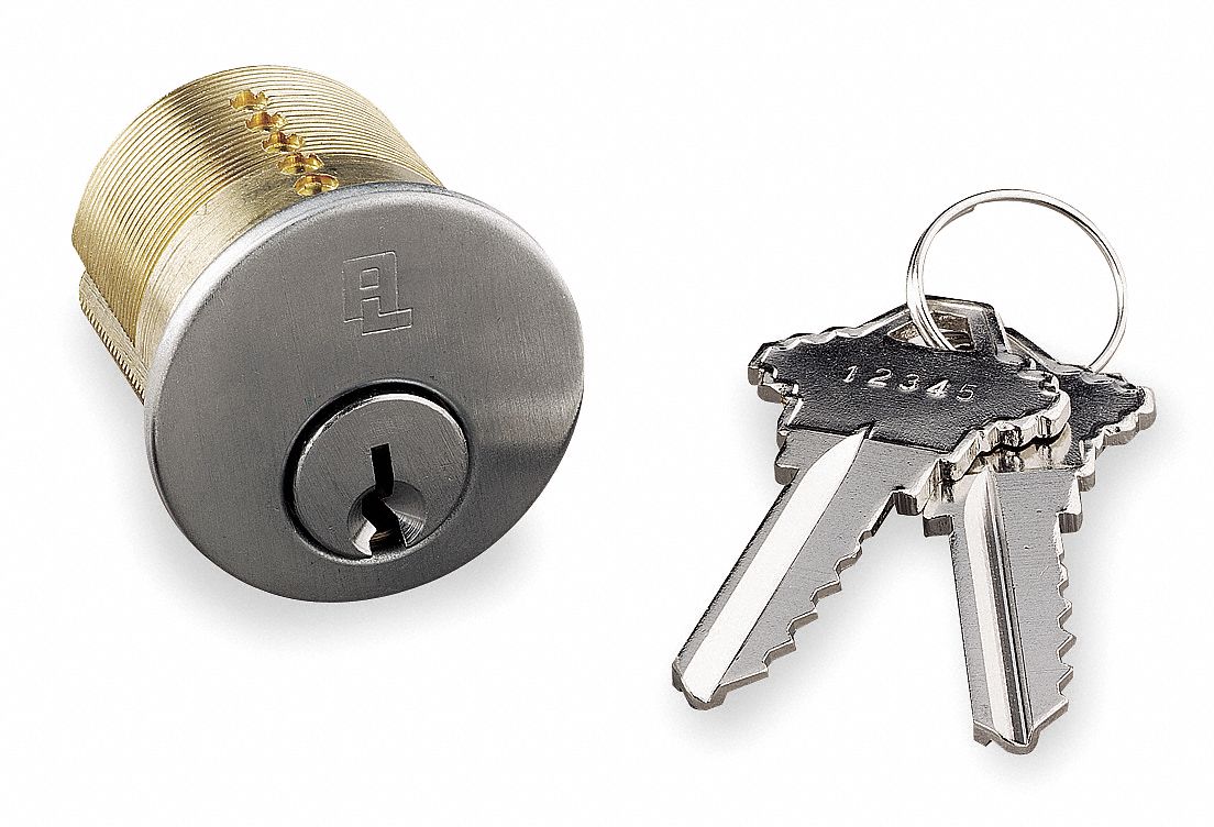 LOCK ALARM CYLINDER KEYED ALIKE