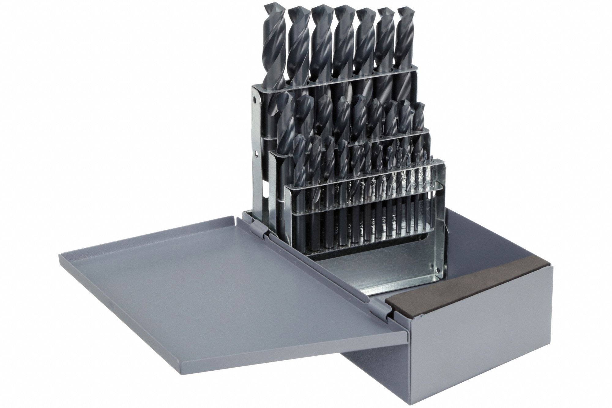 SCREW MACHINE DRILL BIT SET, 1/16 IN SMALLEST DRILL BIT, 29 DRILL BITS, HSS