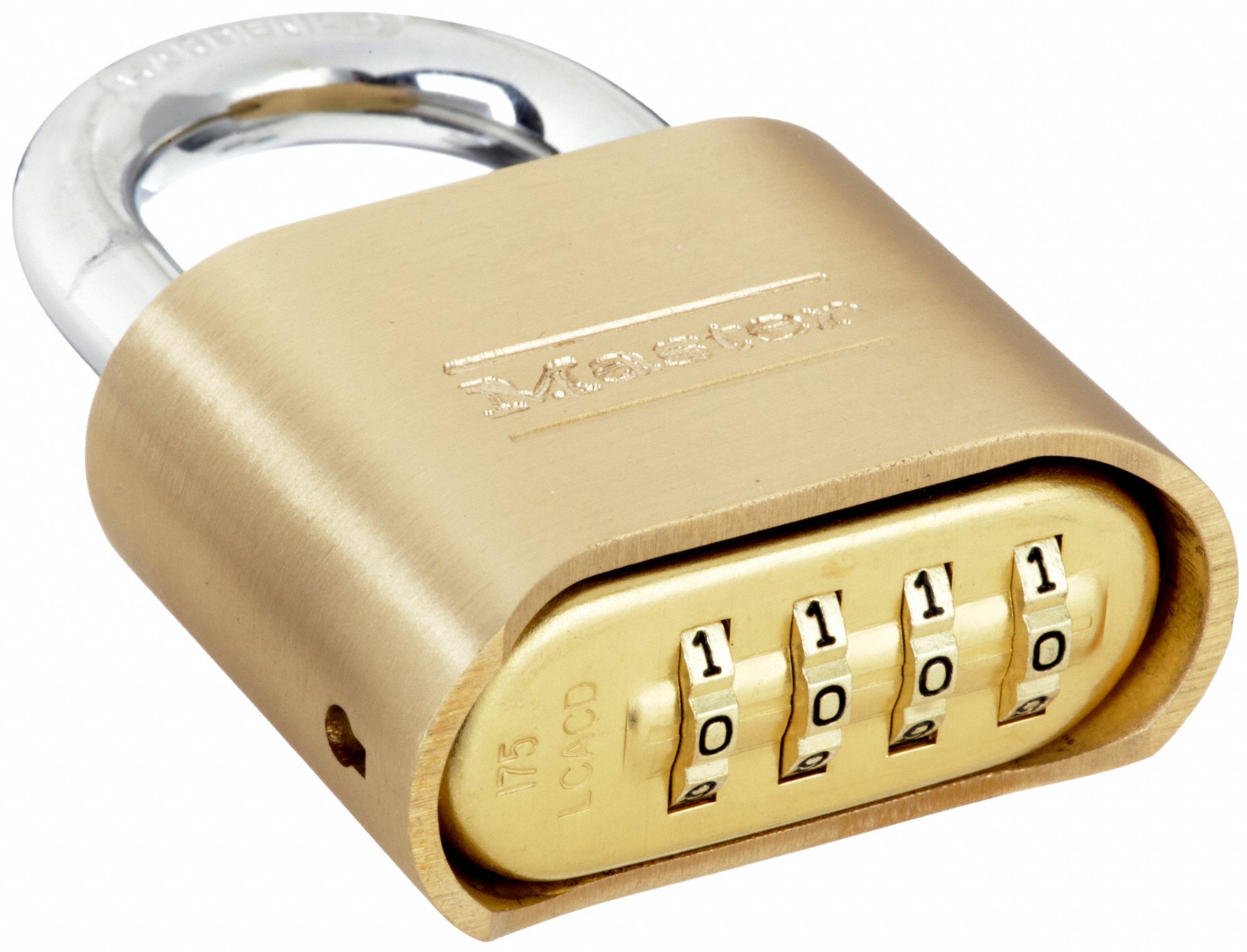 MASTER LOCK Combination Padlock Scrolling Combo Padlocks, 1 in to 1 1/