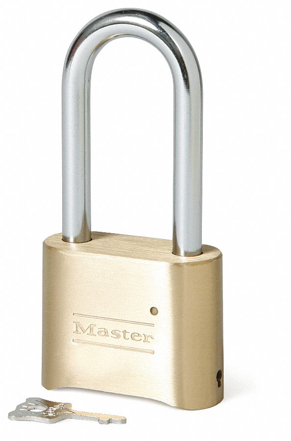 Master Lock Candado de combinación de candado de casillero, 3 unidades  (paquete de 1), los colores pueden variar y cerradura de combinación de