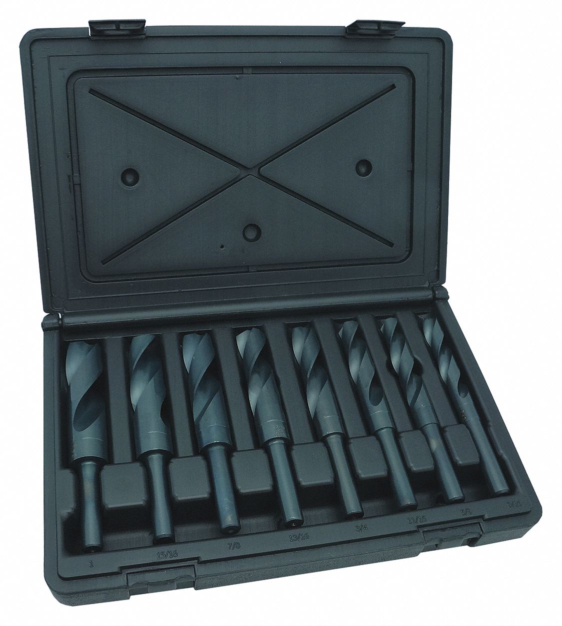 CHICAGOLATROBE Reduced Shank Drill Bit Set 9/16 in Smallest Drill Bit