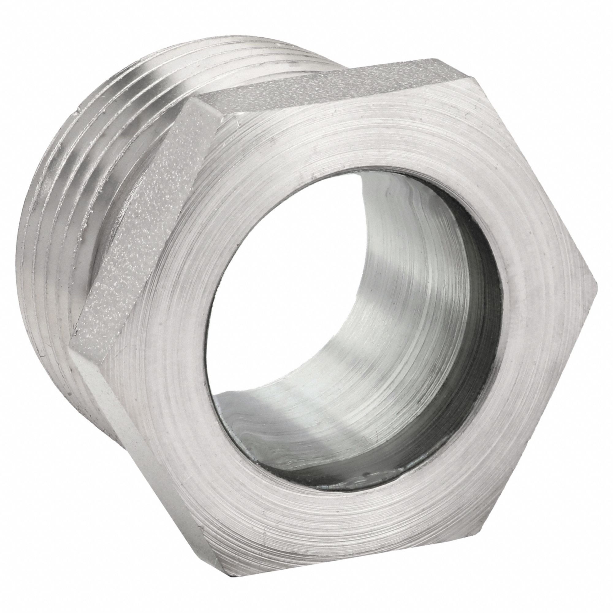 Fused Sight: Carbon Steel, NPT, 1"-11 1/2 Thread Size, Fused Window, Glass