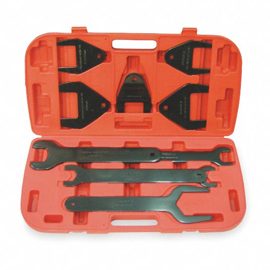 WESTWARD Master Set Fan Clutch Wrench & Holding Tools Set, Carbon