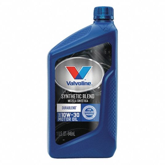 Valvoline Engine Oil 1 Qt Size Bottle 10w 30 Amber 30 To 2 F Synthetic Blend 1ucb1 Vv296 Grainger