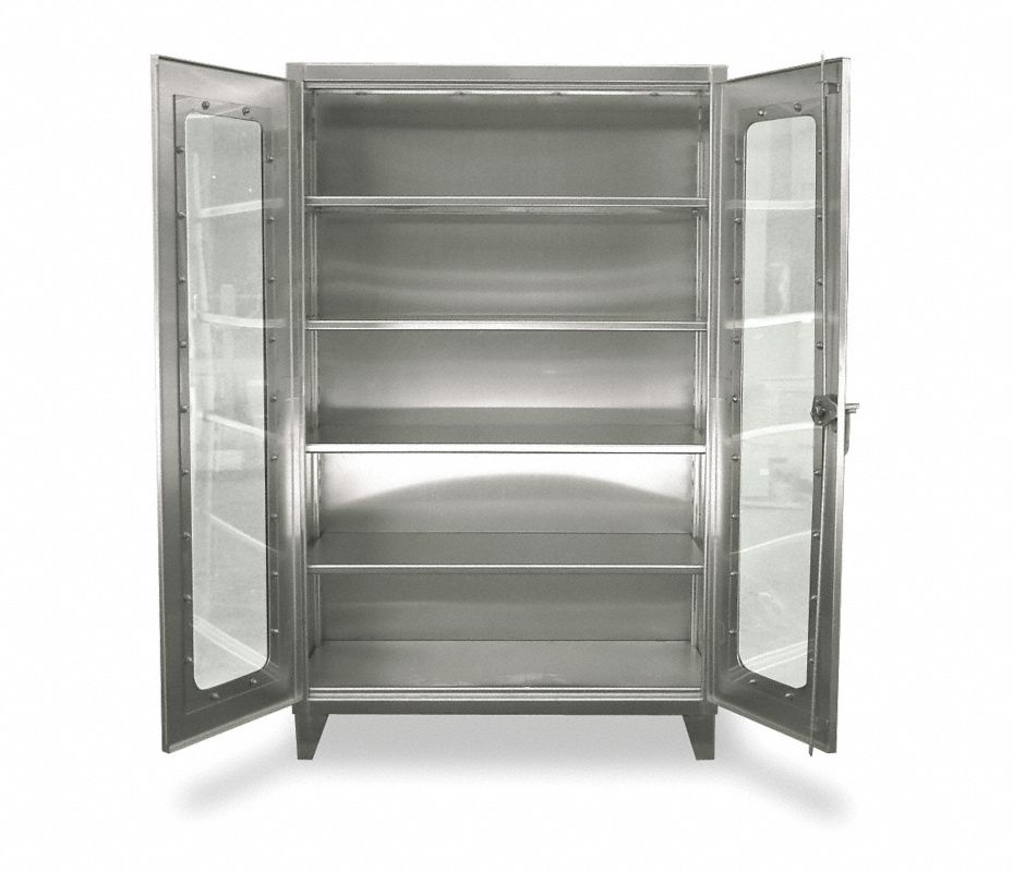 STRONG HOLD Gabinete de Almacenamiento Prémium, 78" H, 48" An, 24" Prof