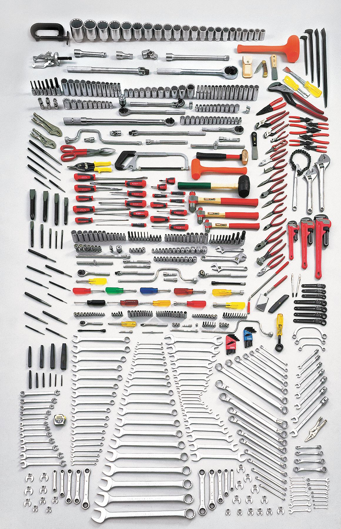 PROTO Master Tool Set: 613 Pieces, Metric/SAE - 1UDX2|JCS-0613MAS ...