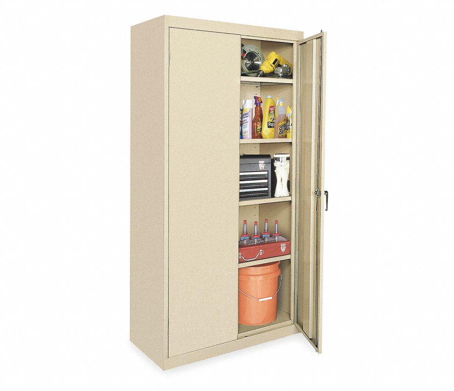 GRAINGER APPROVED Gabinete de Almacenamiento Industrial, 78" H, 36" An