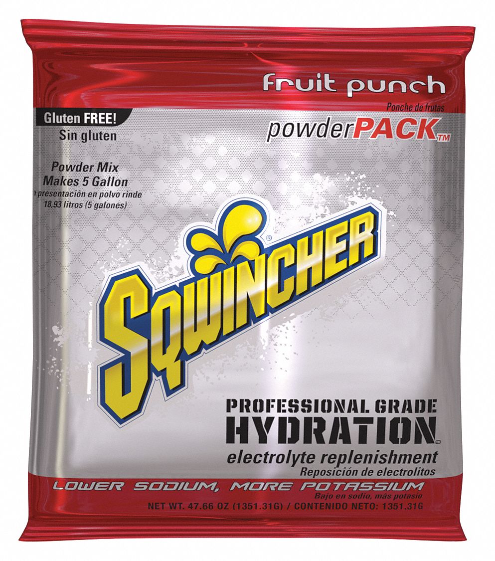 SQWINCHER Sports Drink Mix, Powder Concentrate, Regular, 1 Package