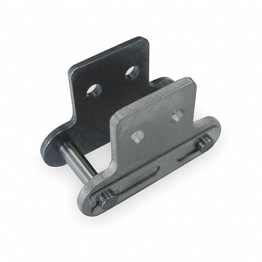 TSUBAKI Attachment Link C2080H Industry Chain Size, Carbon Steel, 2 in