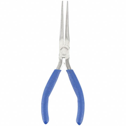 ESD-Safe, 1 1/8 in Max Jaw Opening, Needle Nose Plier - 6C187