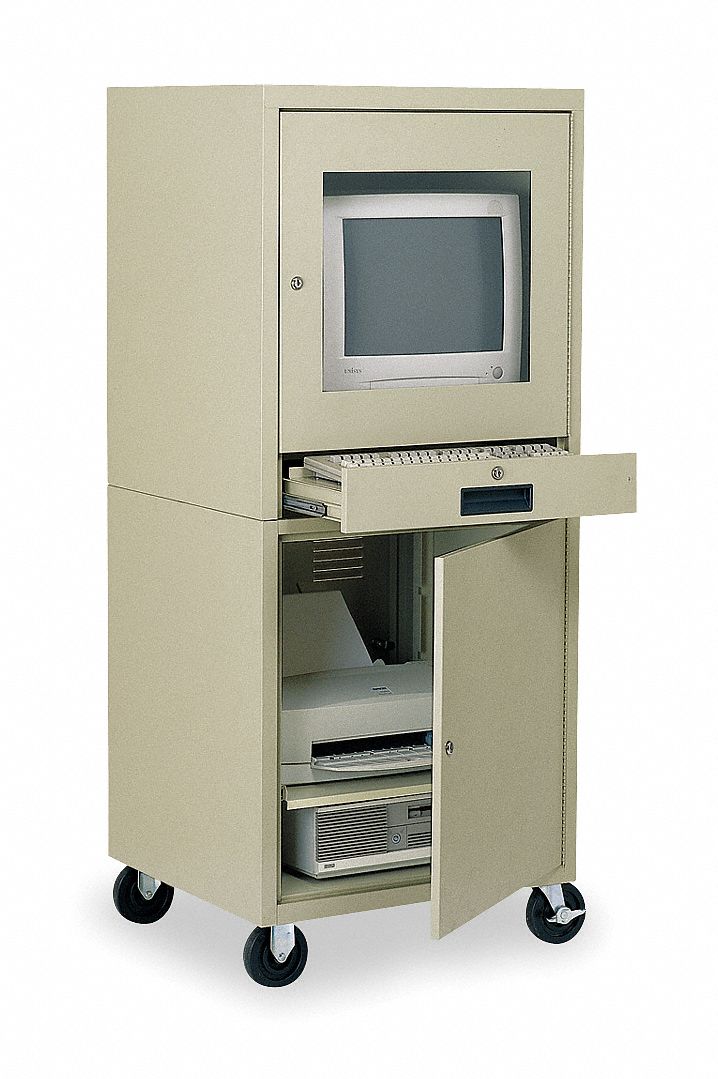 1UG96 - Computer Cabinet 21 x 22-1/2 x 59-1/2 In