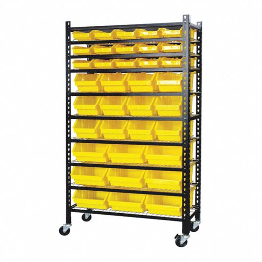 GRAINGER APPROVED Steel Pick Rack with 36 Bins, 33 3/4 inW x 15 1/2 inD ...