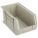 HANG AND STACK BIN, 8¼ IN X 14¾ IN X 7 IN, BEIGE, LABEL HOLDERS, 60 LB LOAD CAPACITY