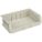 HANG AND STACK BIN, 16½ IN X 10⅞ IN X 5 IN, BEIGE, LABEL HOLDERS