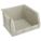 HANG AND STACK BIN, 16½ IN X 18 IN X 11 IN, BEIGE, LABEL HOLDERS, 75 LB LOAD CAPACITY