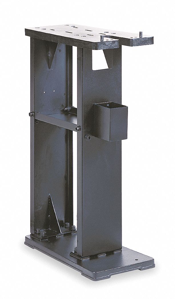 OPTIONAL FLOOR STAND FOR RATCHETING PRESS, 22¼ IN ANVIL DIA, 11⅘ X 35 13/16 X 22¼ IN