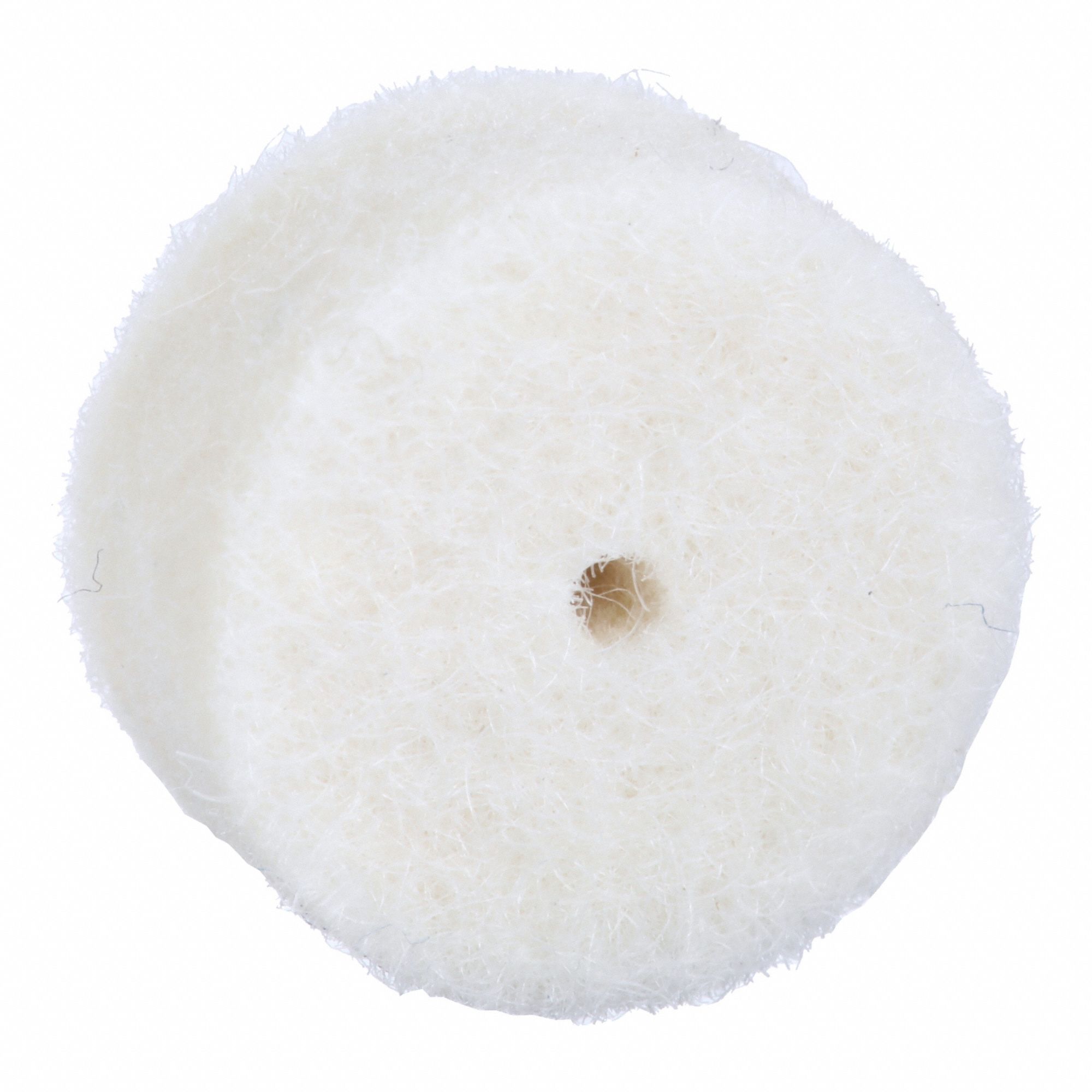 Polishing Wheel: Polishing Wheel, Unmounted, Disc, 1/2 in Head Dia, Threaded Point, 6 PK