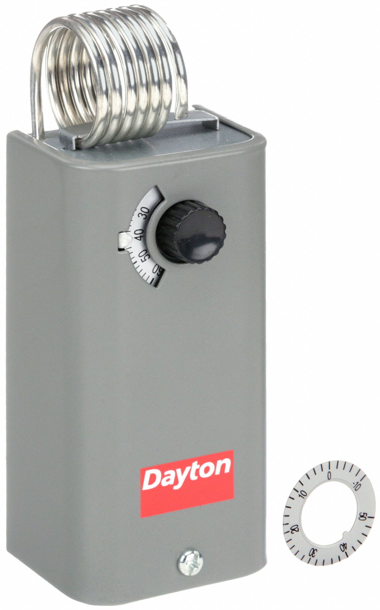 LINE VOLT MECHANICAL THERMOSTAT, HEAT/COOL, STEEL, 30 °  TO 110 ° F, 3-1/2 ° F, HYDRAULIC AIR COIL