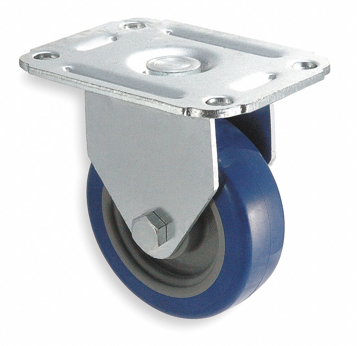 GRAINGER APPROVED Standard Plate Caster 5 in Wheel Dia., 145 lb, 5 3/4