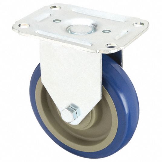 4 in Wheel Dia., 140 lb, Standard Plate Caster 1UHP41UHP4 Grainger