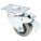 STANDARD PLATE CASTER, 4 IN WHEEL DIAMETER, 250 LB, 5⅛ IN MOUNTING H, SOFT