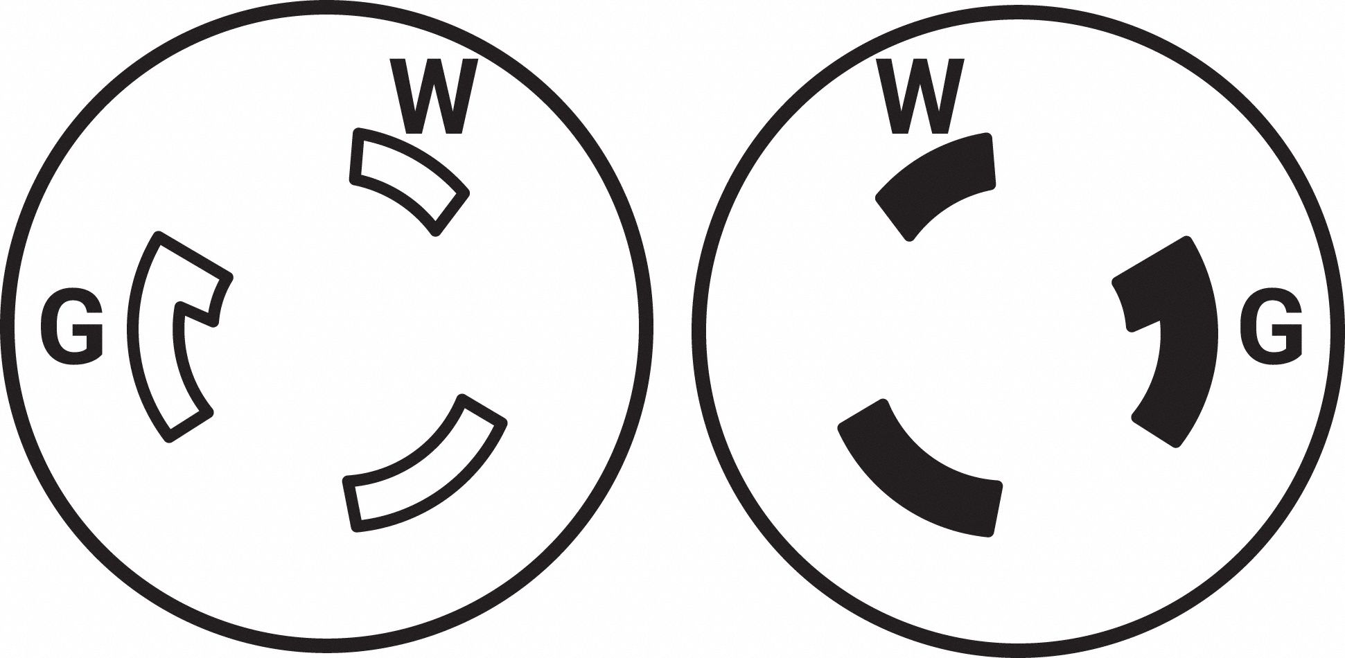 HUBBELL WIRING DEVICEKELLEMS Shore Power Cable 25 ft Cord Lg, 10 AWG