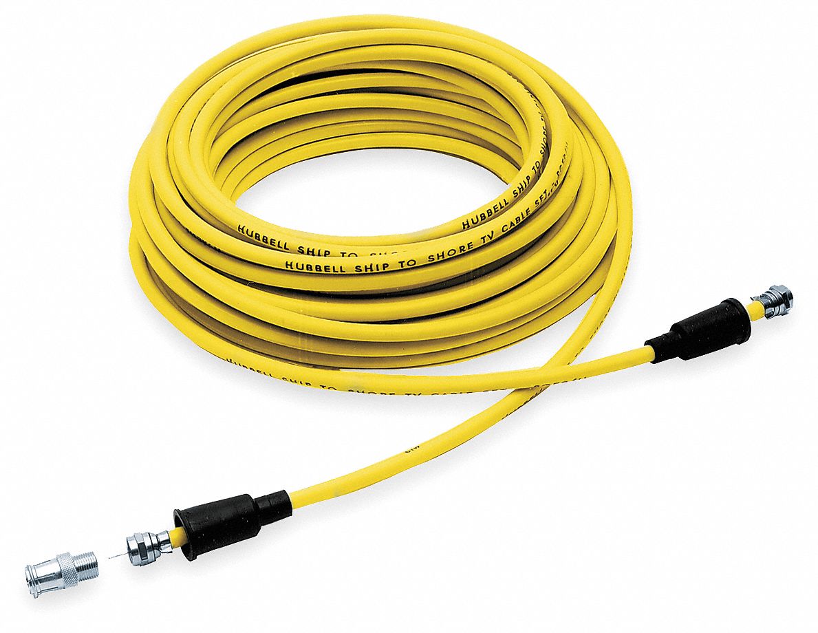1UKB2 - Coaxial Cable RG-59/U 22 AWG Yellow