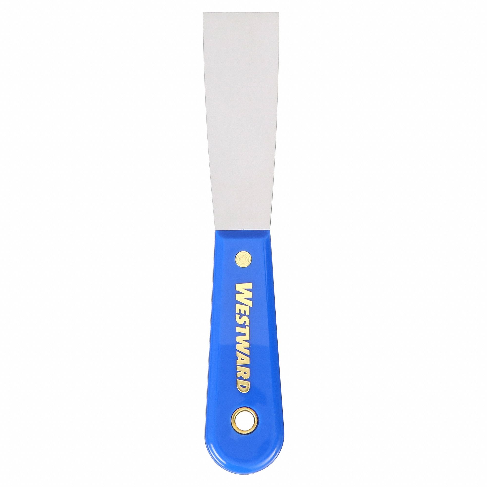 SCRAPER, CARBON STEEL BLADE, PLASTIC HANDLE, STIFF, TAPERED BLADE, 1-1/4 IN