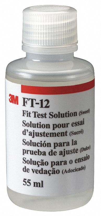 FIT TEST SOLUTION, SWEET, 55-ML, FOR QUALITATIVE FIT TEST APPARATUS/TRAINING CASE