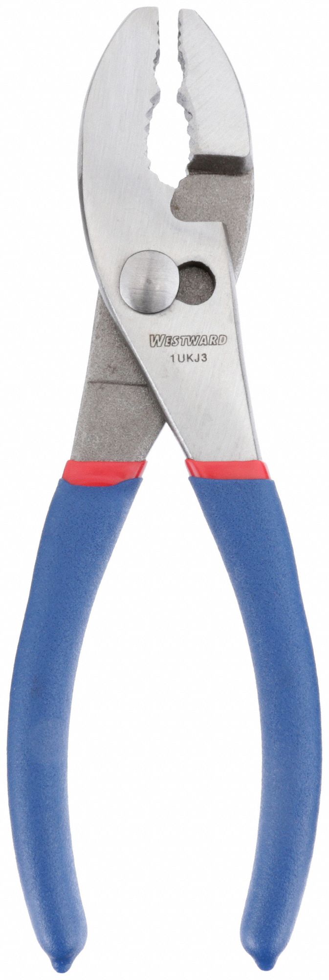 SLIP JOINT PLIER, 1 IN MAX JAW OPENING, 6⅛ IN OVERALL L, ⅛ IN JAW L, STANDARD CUSHION GRIP