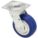 NSF-LISTED SANITARY PLATE CASTER, 5 IN WHEEL DIAMETER, 750 LB, 6½ IN MOUNTING H