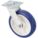 NSF-LISTED SANITARY PLATE CASTER, 8 IN WHEEL DIAMETER, 900 LB, 9½ IN MOUNTING H