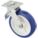NSF-LISTED SANITARY PLATE CASTER, 8 IN WHEEL DIAMETER, 900 LB, 9½ IN MOUNTING H