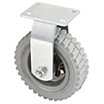 Medium-Duty Plate Casters with Pneumatic Wheels