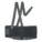 BACK SUPPORT WITH STAY,BLACK,UNIV