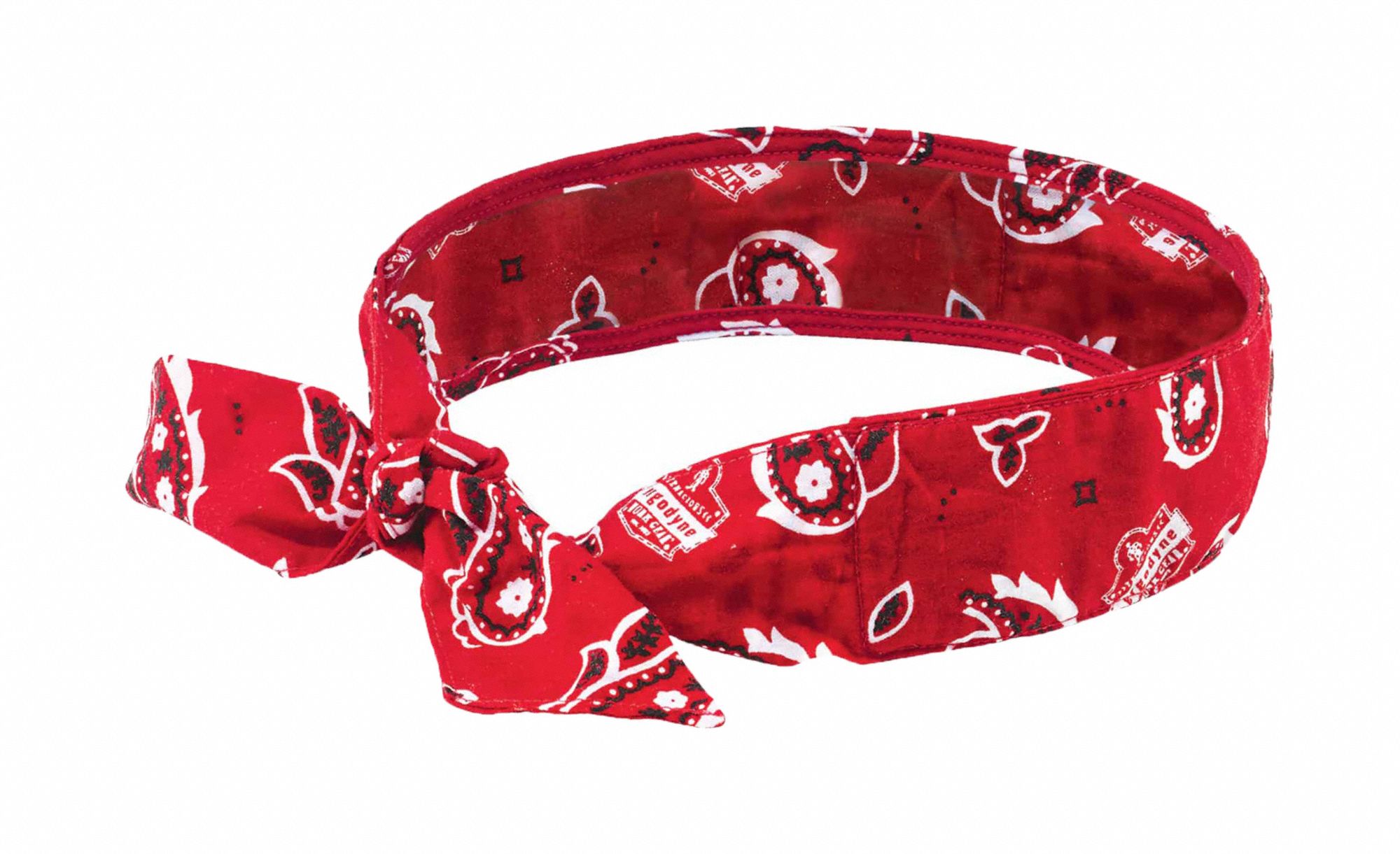 CHILL-ITS EVAPORATIVE COOLING BANDANA, RED, UNIVERSAL, HEAD BAND, COTTON