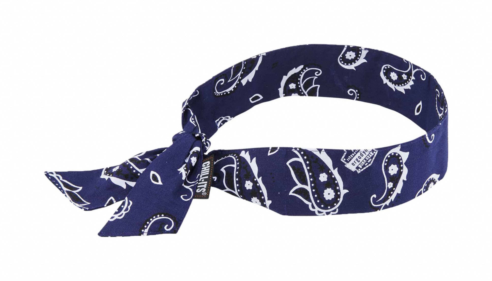 CHILL-ITS EVAPORATIVE COOLING BANDANA, NAVY, UNIVERSAL, HEAD BAND, COTTON