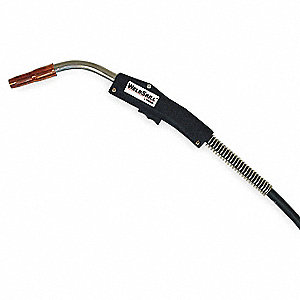 MIG GUN, WELDSKILL WM 250, 250 A, 0.045 IN, 15 FT CABLE, MILLER-COMPATIBLE