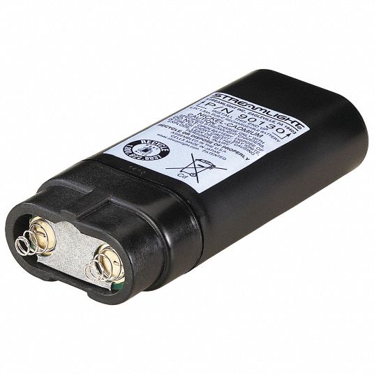 a flashlight can be powered by a rechargeable nickel-cadmium battery HQRP Ni-Cd 1/2D 6V 2500mAh Compatible with Maglite ARXX235 / ARXX075, Maglite 108-000-817, 108-817, 108-000-439, 108-439, Mag Charger LED Batteries Pack : Tools & Home Improvement CD Part Number 16 Packs AA 700mAh NiCd