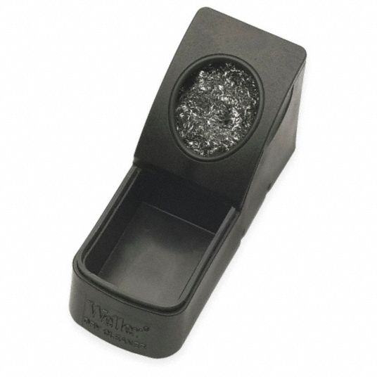 WELLER Tip Dry Cleaning System Brass Sponge Tip Cleaner & Case 1UNG3T0051512499 Grainger