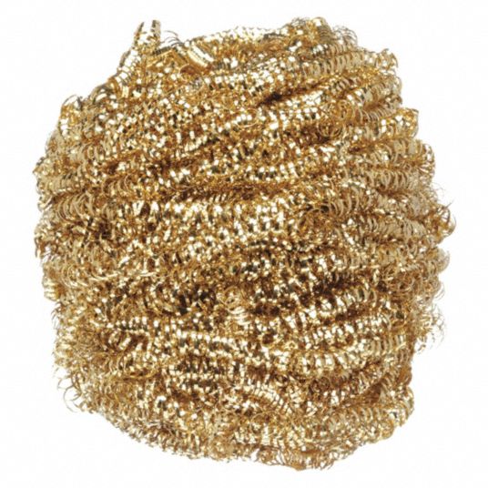 WELLER, Brass Sponge Tip Cleaner, Brass Sponge Tip Cleaner, Replacement  Wool Ball - 1UNG4