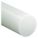 ROD,UHMW-PE,WHITE,4 IN DIA X 1 FT L