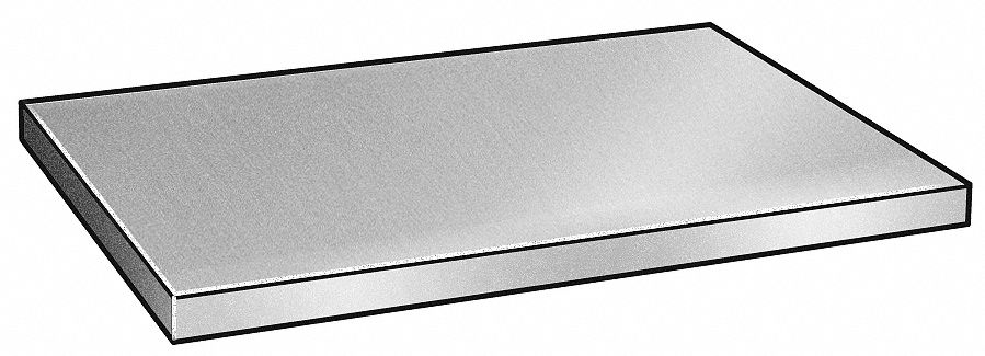 1UXH8 - Blank Steel 4140 1 In T 6 x 11 3/4 In