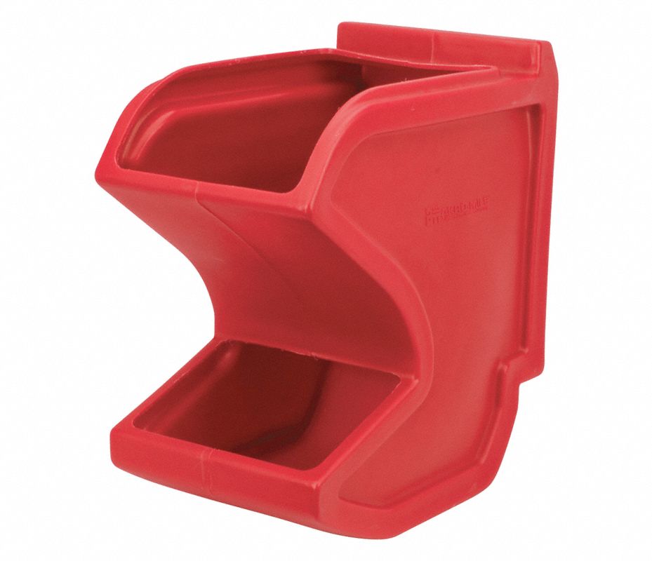 AKRO-MILS Gaveta de Flujo por Gravedad, Color Rojo, Altura Exterior 19