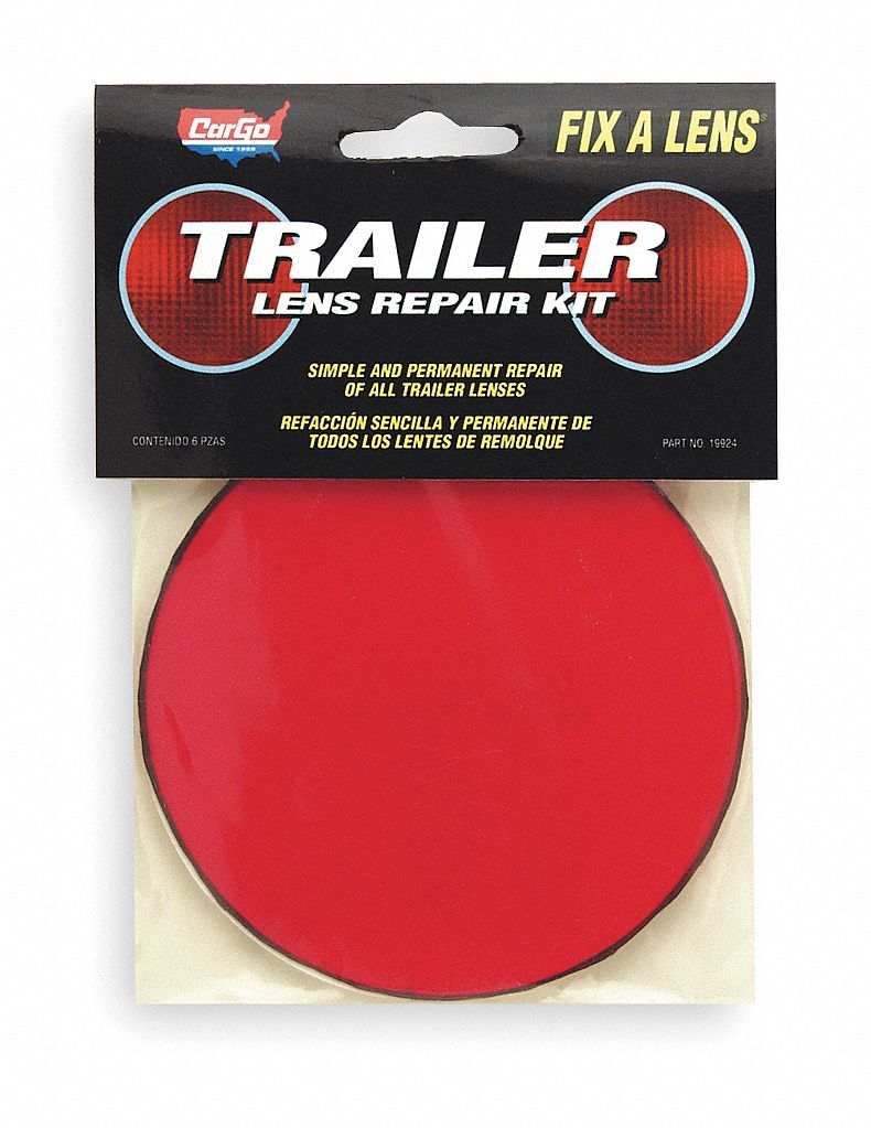1UXT1 - Lens Repair Kit Round Red