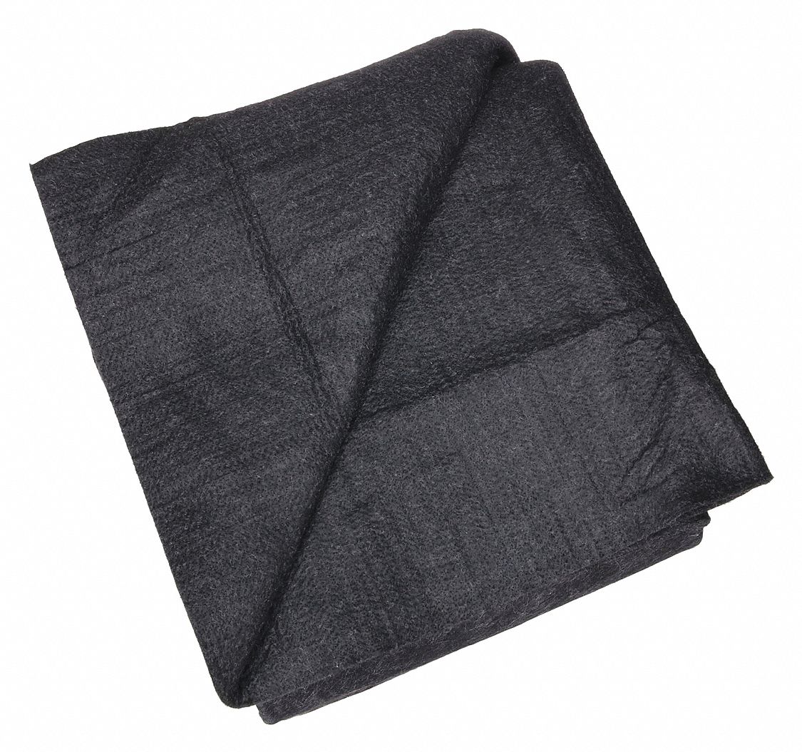WELDING BLANKET,4 FT W,6 FT L,BLACK