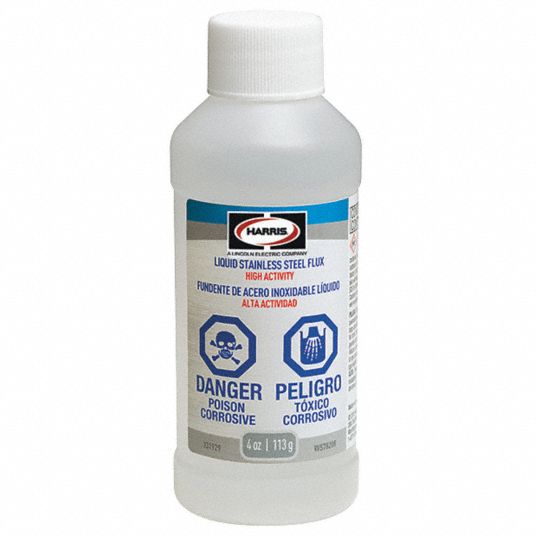 WORTHINGTON Stainless Steel Flux, 4 Oz, 200850 F 1UYG7331929 Grainger